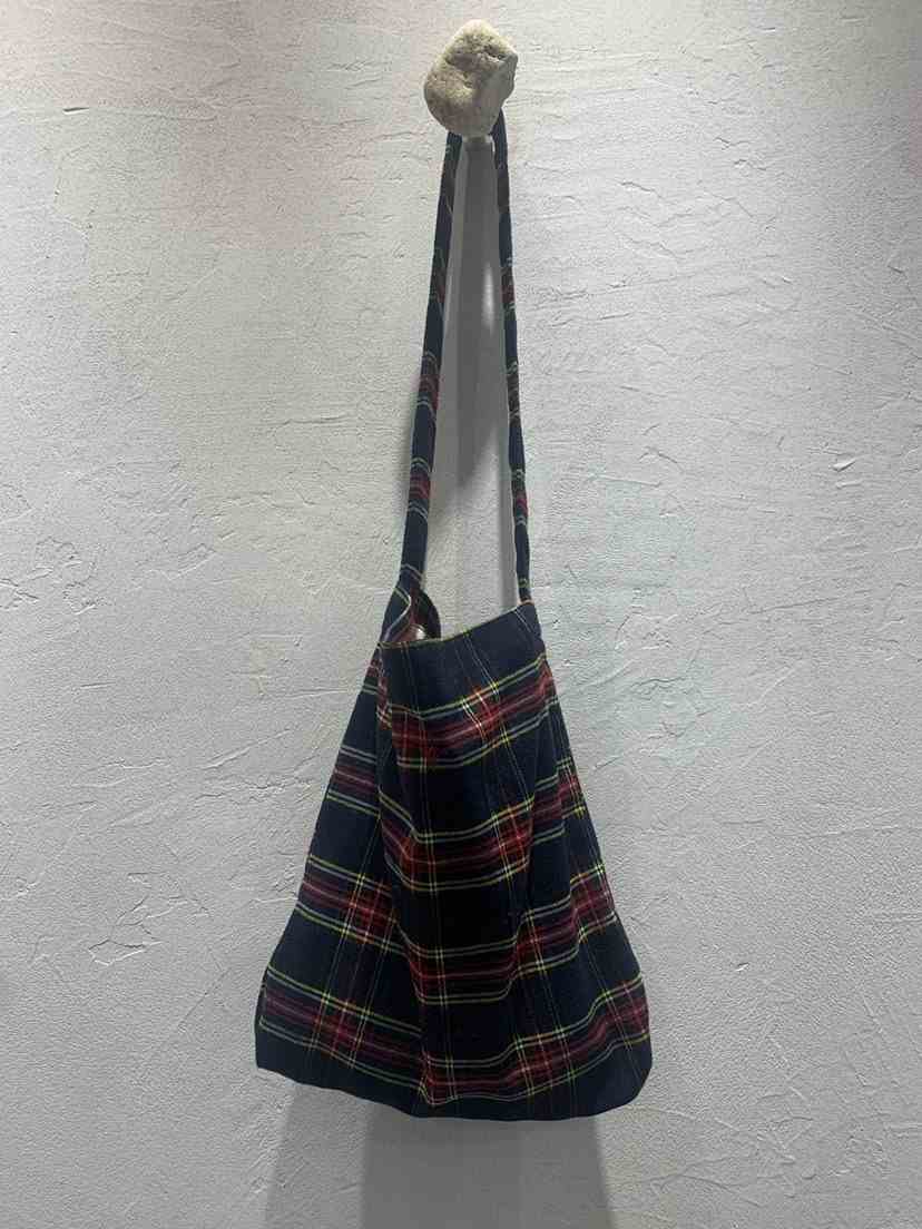 AT NOTE韓國直郵㊣女裝新款熱賣推薦人氣單肩斜跨包羊毛格子AT NOTE單肩/斜跨包