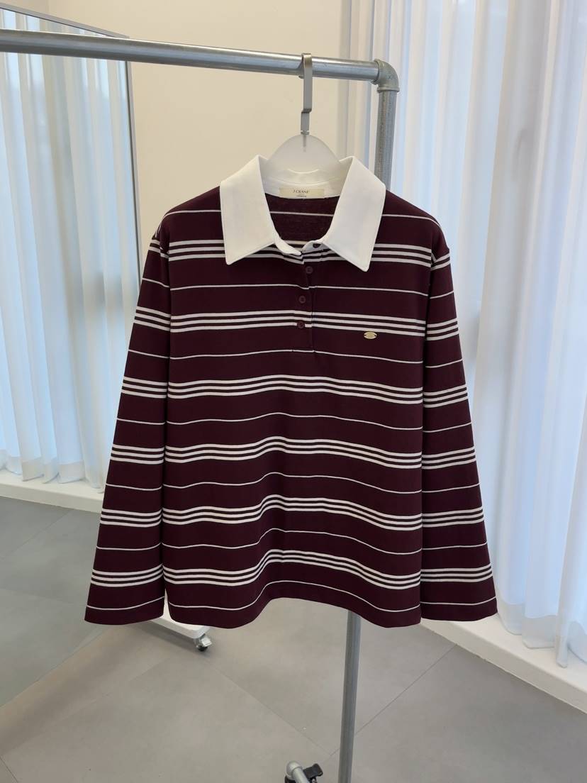 J CRANE-A東大門㊣實拍女士新品25秋冬休閑職業熱賣長袖T恤J CRANE長袖T恤