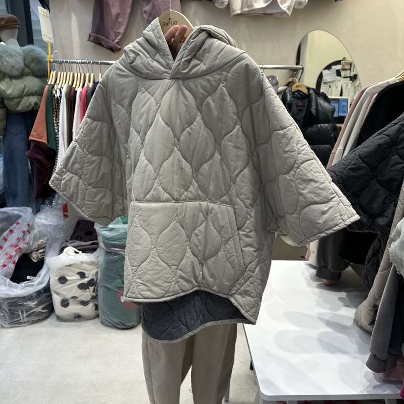 REPLAY東大門㊣實拍女士新款推薦時尚熱賣人氣短款棉服絎縫REPLAY短款棉服