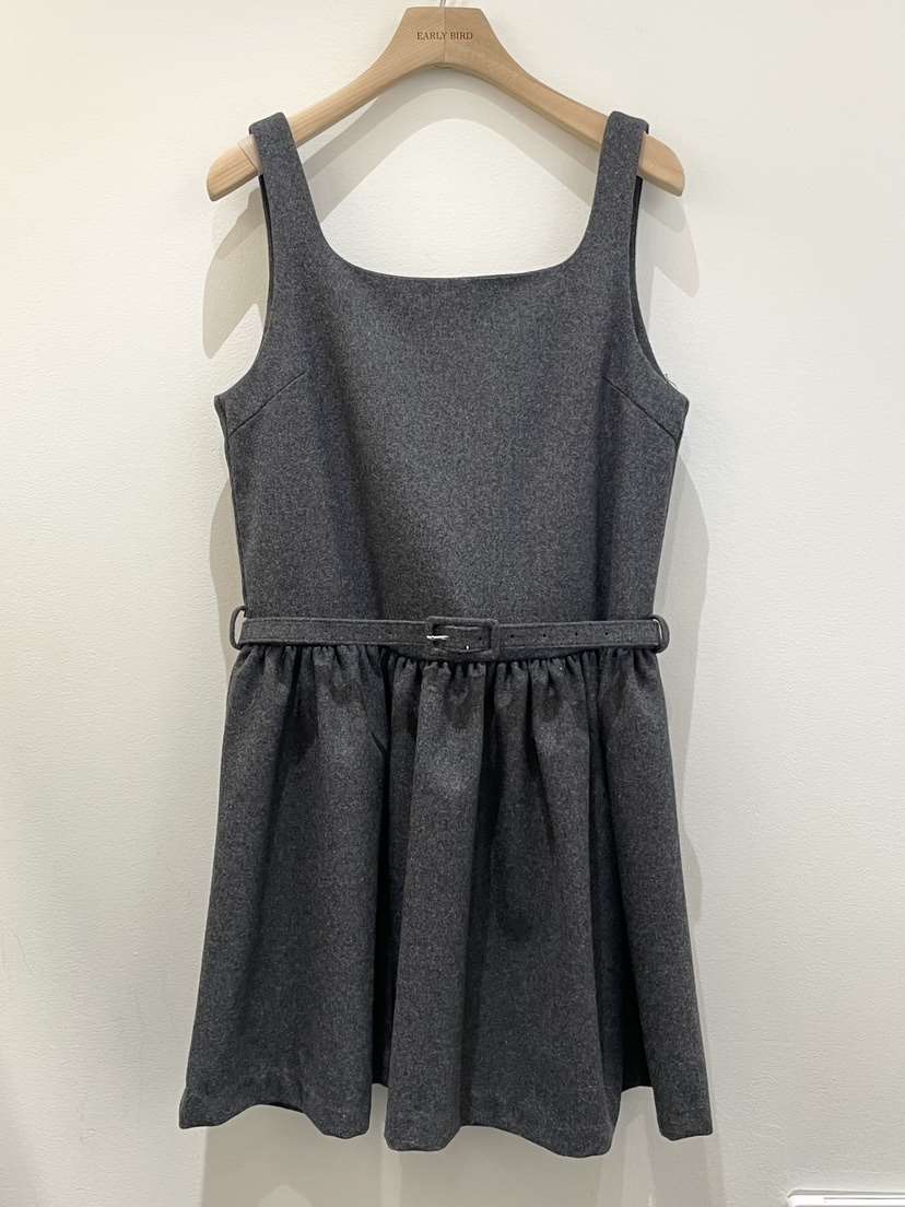 OBSESS東大門㊣直郵女裝新款真品25秋冬休閑人氣連衣裙含腰帶OBSESS/EARLY BIRD連衣裙