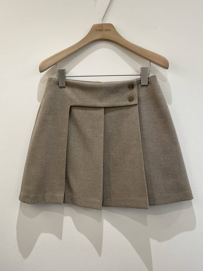 OBSESS東大門㊣代購女裝新品時尚人氣25秋冬職業推薦短裙羊毛OBSESS/EARLY BIRD短裙