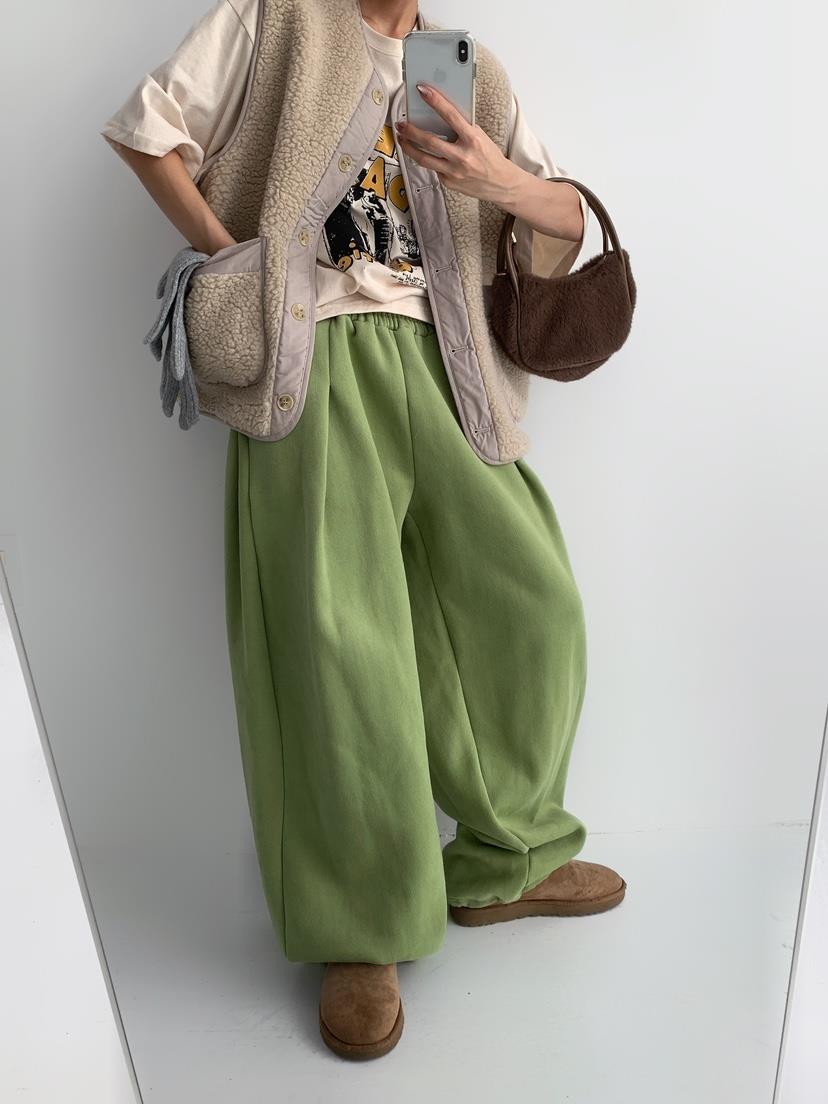 ANGLOG BEIGE韓國直郵㊣女裝新款25秋冬推薦職業休閑休閑褲ANGLOG BEIGE休閑褲