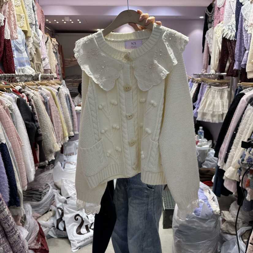 MS韓國代購㊣女士新款人氣休閑真品時尚推薦熱賣職業25秋冬毛衣MS毛衣