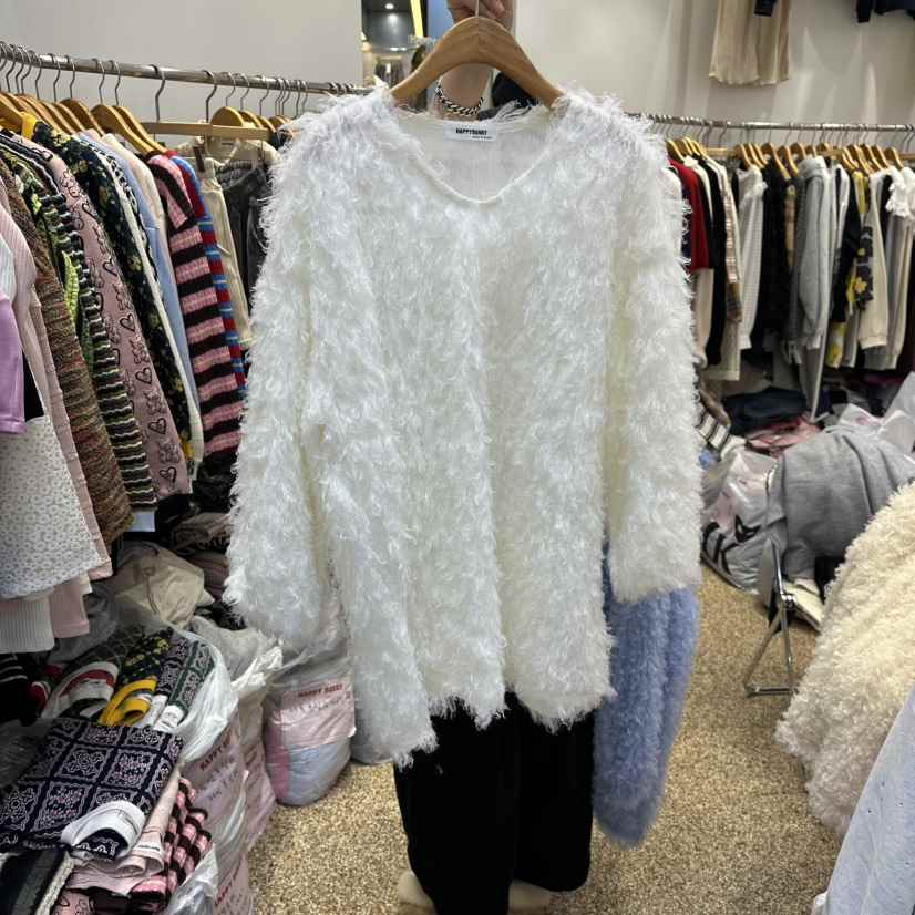 HAPPYBERRY東大門㊣實拍女裝新款25秋冬人氣真品熱賣職業毛衣HAPPYBERRY毛衣