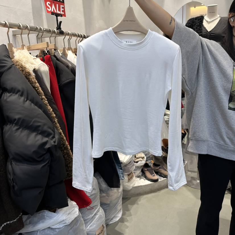 ULTRAORANGE東大門㊣代購女士新款時尚25秋冬推薦熱賣長袖T恤GILT/ULTRAORANGE長袖T恤