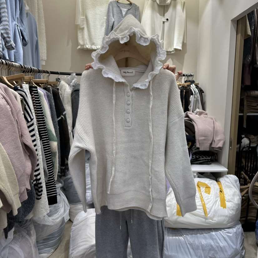 HOLYBANANA東大門㊣實拍女士新款真品職業時尚人氣毛衣連帽衫groovy.H/HOLYBANANA毛衣