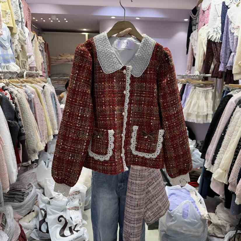 MS韓國代購㊣女士新品推薦人氣25秋冬熱賣休閑時尚真品夾克MS夾克