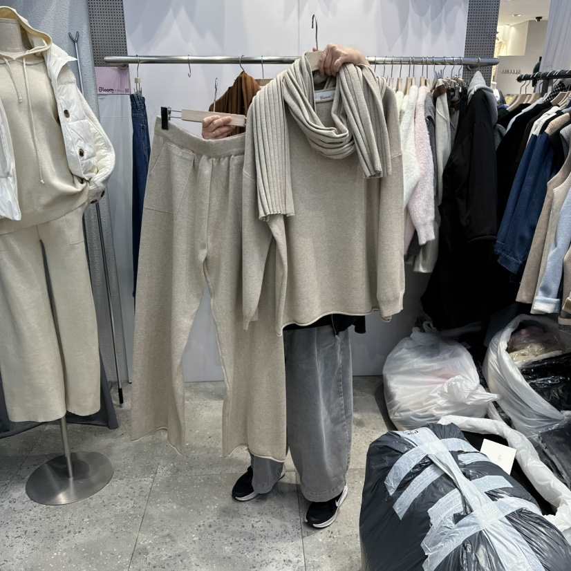 BLOOM東大門㊣直郵女士新款推薦休閑職業25秋冬套裝三件套披肩BLOOM-Q套裝