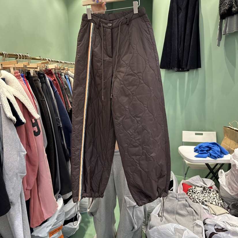 ROMANTIC NEWYORK東大門㊣代購女士新款人氣25秋冬休閑褲絎縫ROMANTIC NEWYORK休閑褲