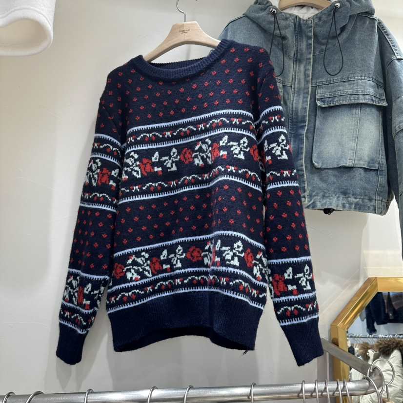 UNDERSTAR_VINTAGE東大門㊣直郵女士新款真品推薦熱賣休閑毛衣UNDERSTAR_VINTAGE毛衣