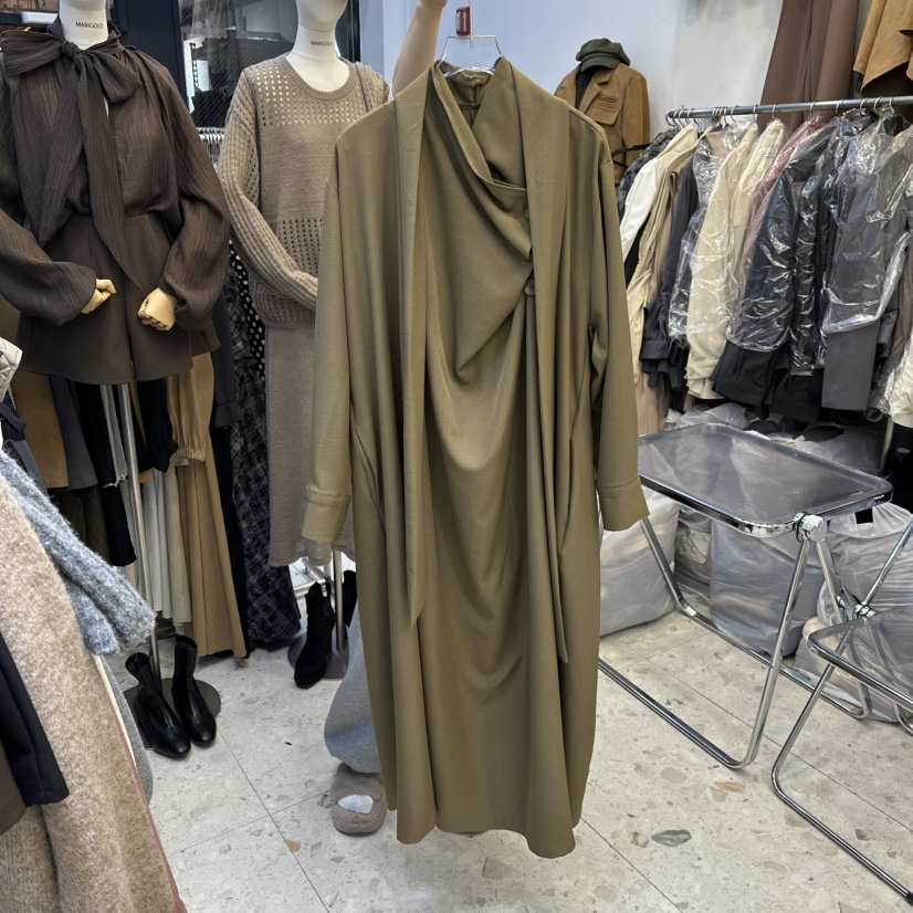 MARIGOLD韓國直郵㊣女士新款休閑25秋冬人氣職業真品連衣裙MARIGOLD連衣裙