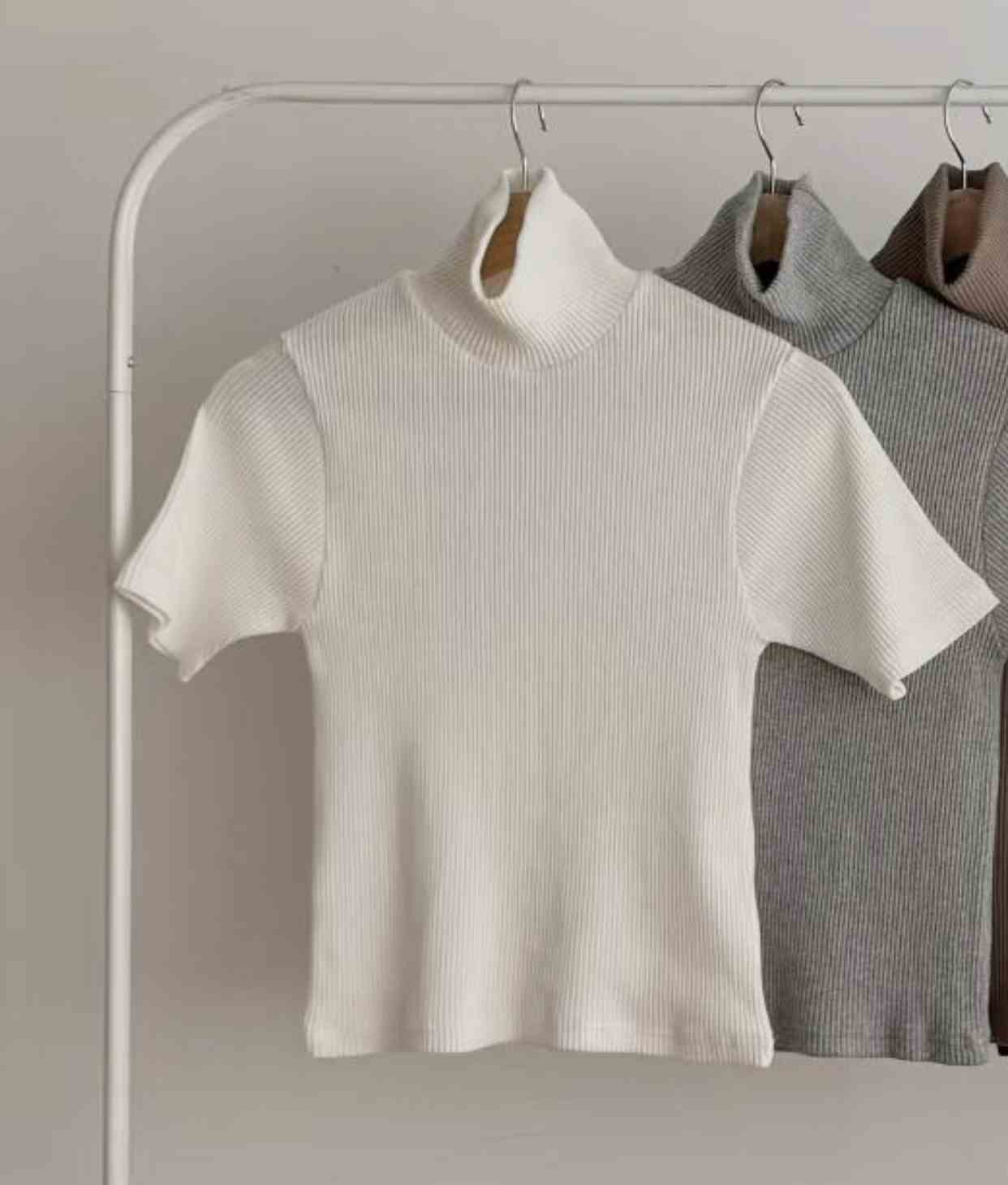 BREEZE-OT東大門㊣實拍女裝新品推薦25秋冬時尚真品T恤高領BREEZE-OTT恤