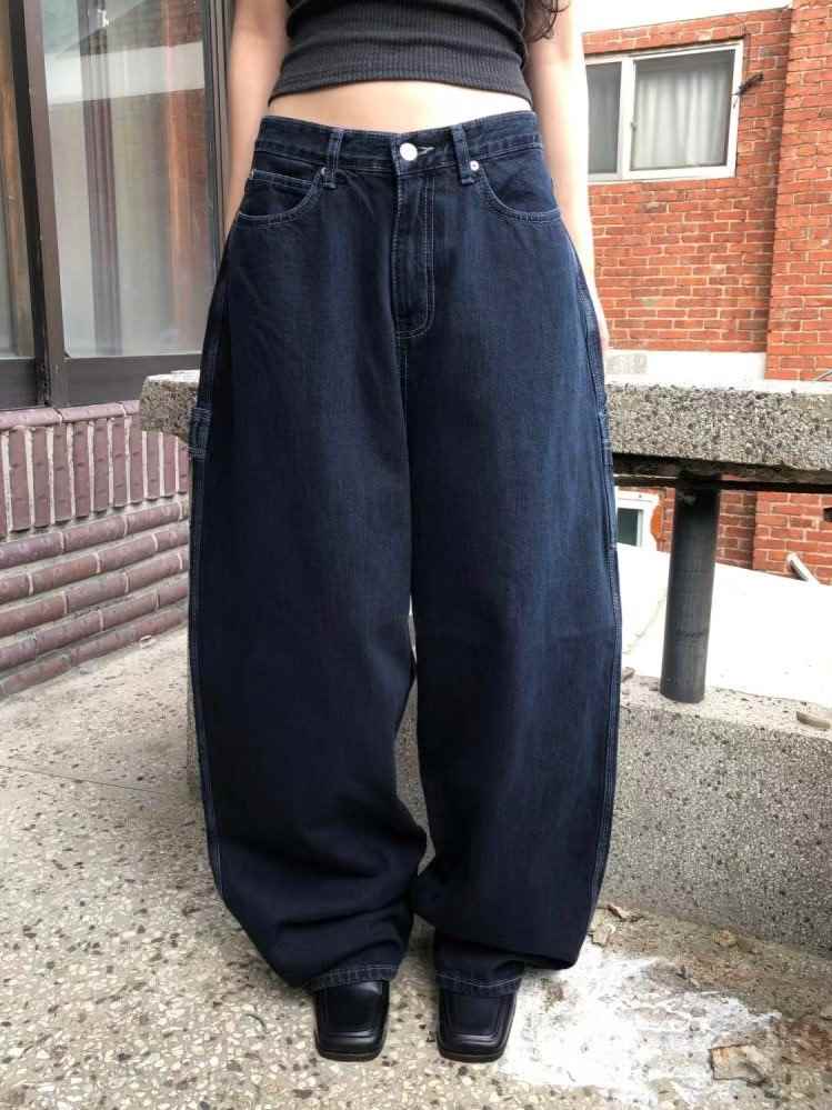 OOT東大門㊣代購女裝新品休閑人氣25秋冬時尚推薦熱賣牛仔褲OOT牛仔褲