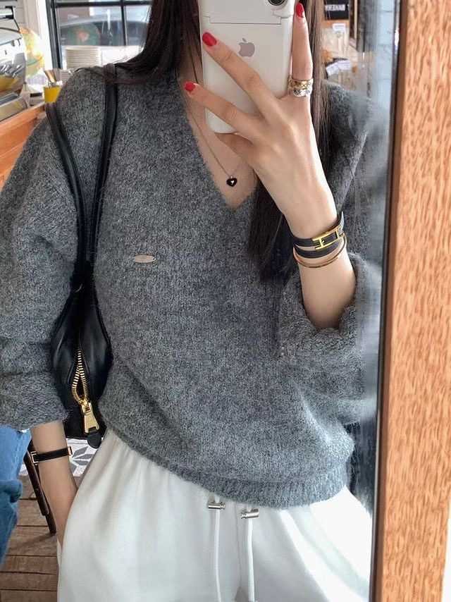 시선집중-T東大門㊣實拍女裝新款真品時尚休閑人氣熱賣針織衫시선집중-T針織衫