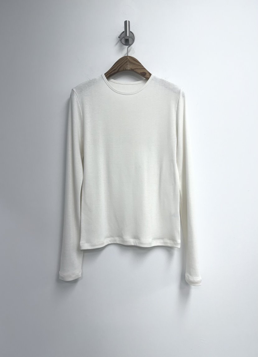 YIKHO STYLE東大門㊣實拍女裝新品職業休閑長袖T恤羊毛柔軟YIKHO STYLE長袖T恤