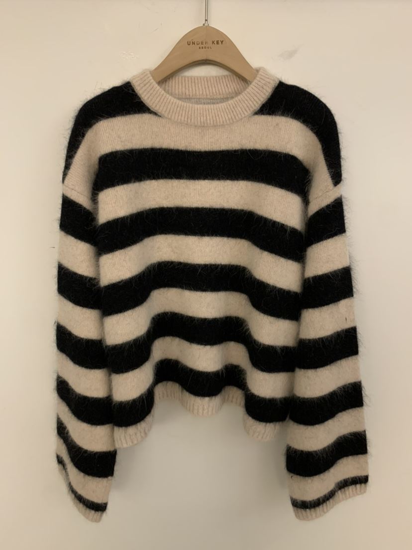 UNDER KEY韓國直郵㊣女士新款25秋冬時尚休閑針織衫安哥拉UNDER KEY針織衫