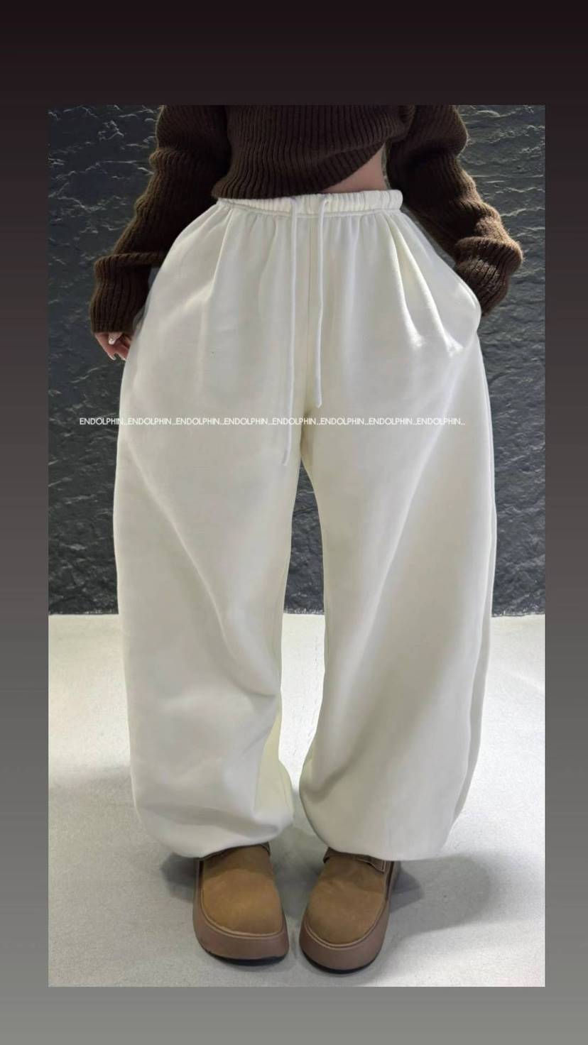 ENDOLPHIN東大門㊣直郵女士新款真品時尚休閑25秋冬休閑褲加絨ENDOLPHIN休閑褲