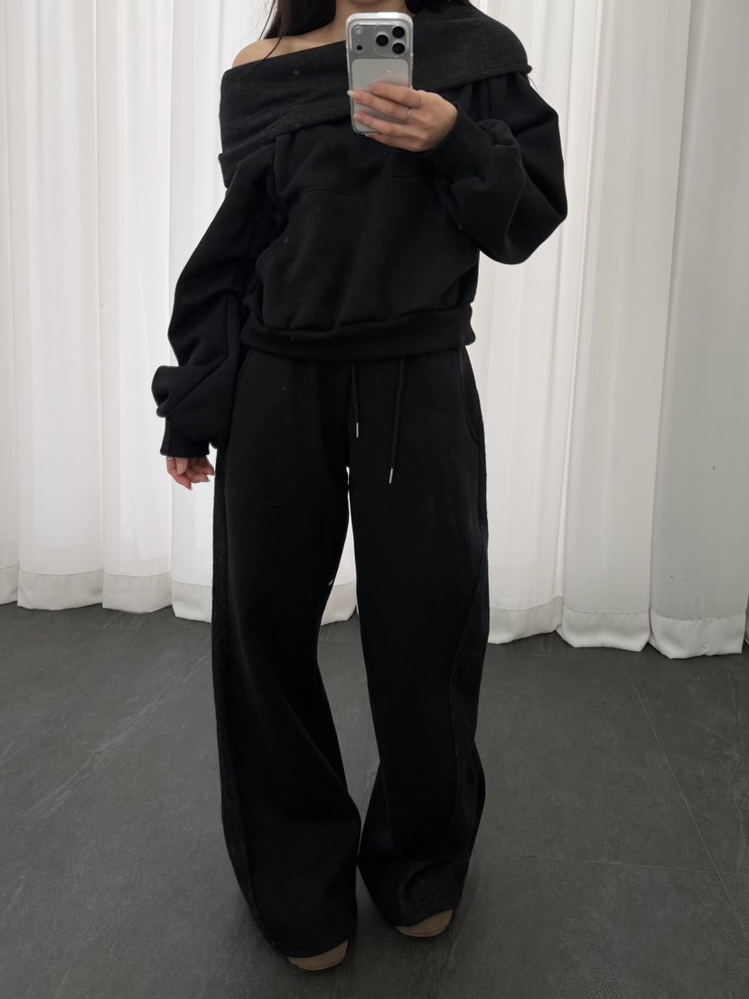 UNA/THE MAY東大門㊣代購女裝新款時尚推薦套裝套裝高領連帽THEMAY/UNA套裝