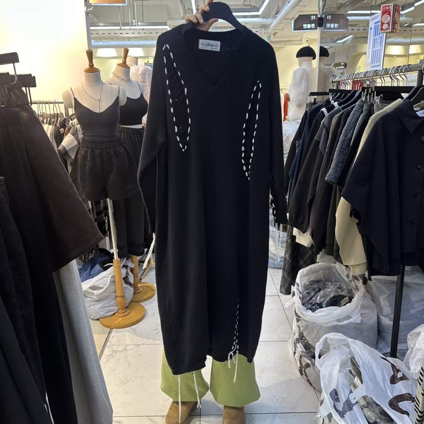 BAKHA-衣服東大門㊣實拍女裝新品人氣休閑真品時尚職業連衣裙BAKHA連衣裙