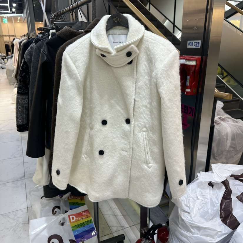 A2/D2東大門㊣實拍女士新款推薦真品25秋冬時尚熱賣短款大衣A2/D2短款大衣