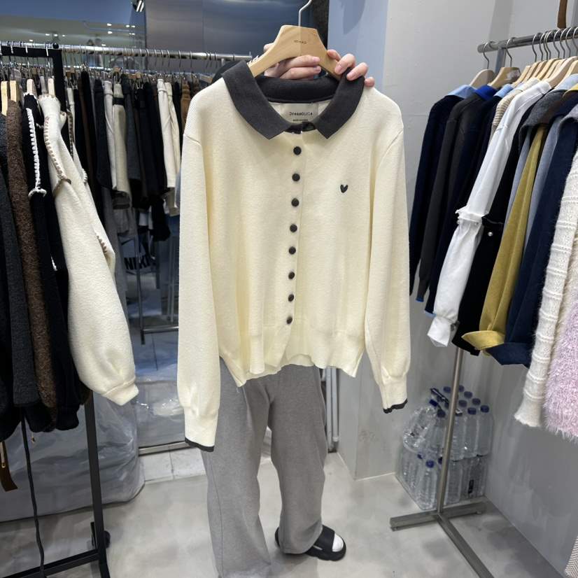 HOT PLACE東大門㊣實拍女士新品真品休閑推薦熱賣針織衫開衫HOT PLACE_ISSUE/DREAM GIRIS針織衫