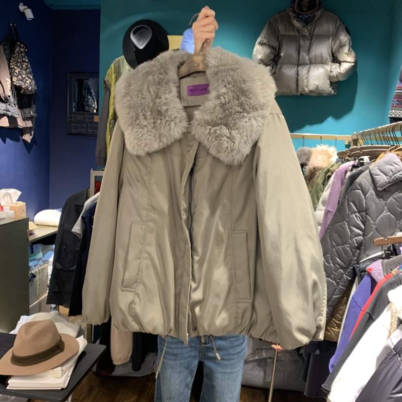 MERCI LINDA東大門㊣實拍女士新品職業休閑25秋冬夾克貂皮MERCI LINDA夾克