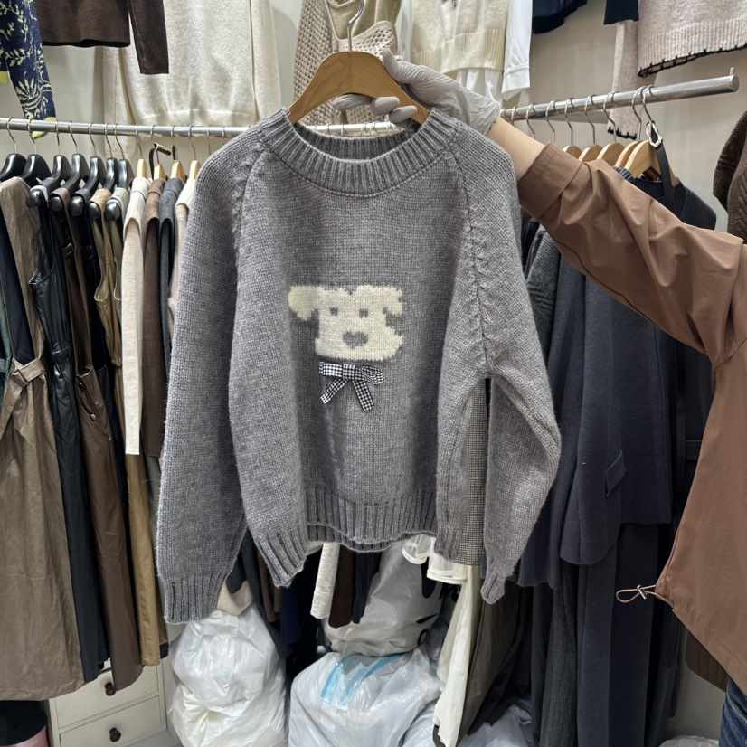 BIKINI韓國直郵㊣女裝新款人氣25秋冬熱賣時尚推薦職業毛衣BIKINI毛衣