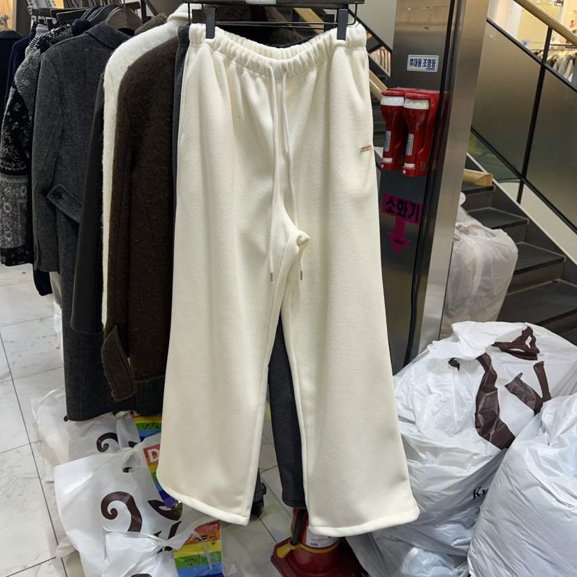 A2/D2韓國直郵㊣女士新品休閑25秋冬職業時尚休閑褲抓絨雙面A2/D2休閑褲