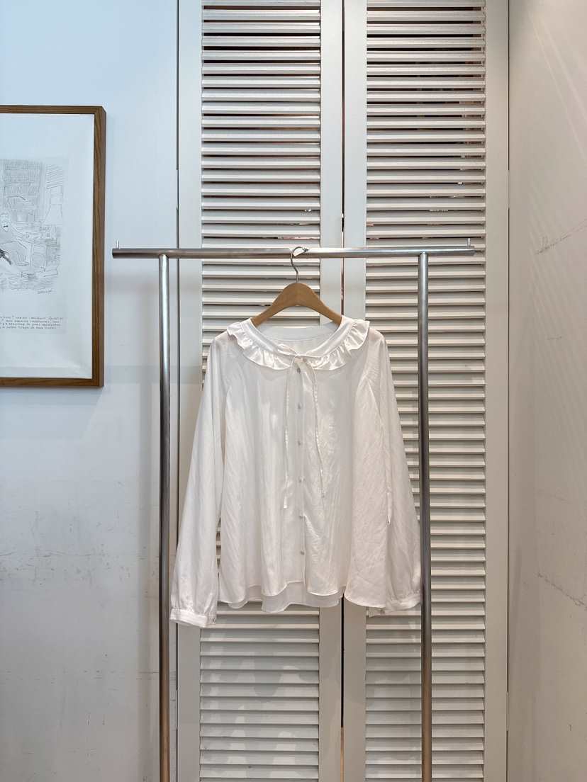 FAVE-L東大門㊣直郵女裝新品真品25秋冬時尚人氣襯衫蕾絲衫FAVE-L襯衫/蕾絲衫