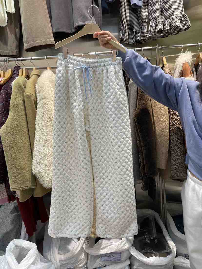 MENDL S韓國直郵㊣女裝新款休閑人氣真品熱賣推薦休閑褲絎縫MENDL S休閑褲