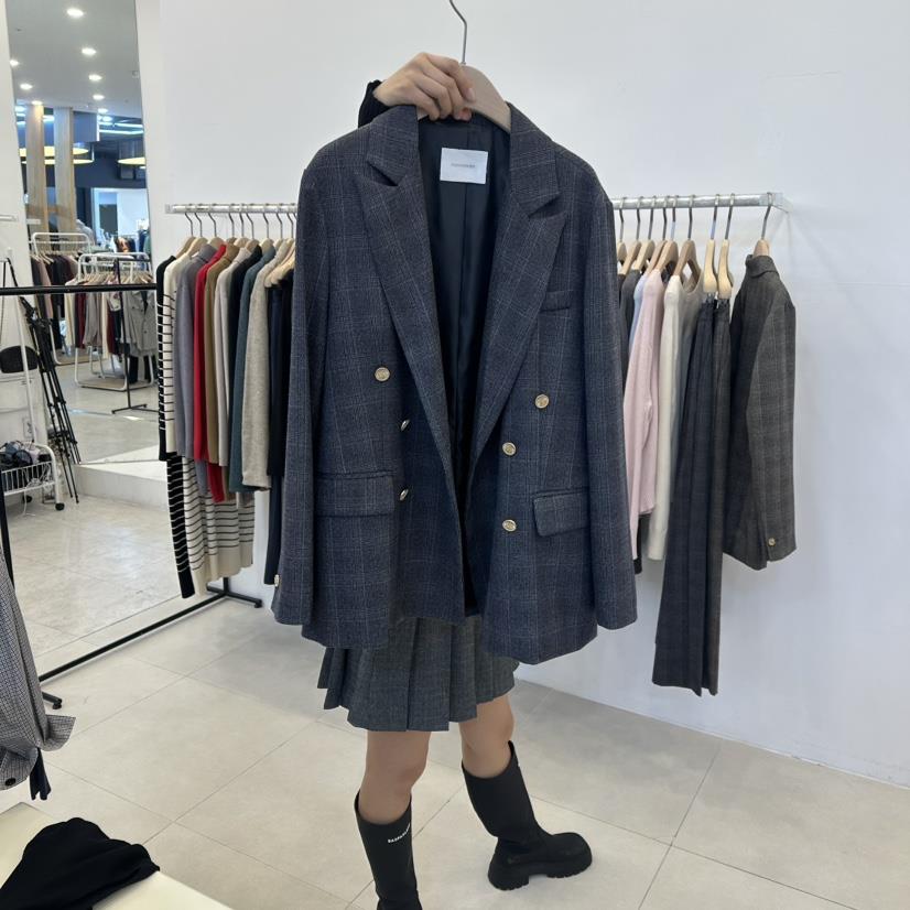 FUNNY POWDER東大門㊣直郵女士新款職業真品推薦25秋冬夾克THE FUNNY夾克