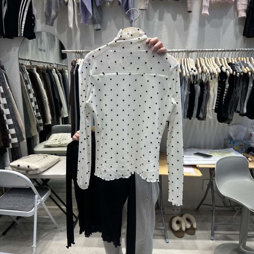 HOT PLACE東大門㊣實拍女裝新品真品人氣推薦職業時尚長袖T恤HOT PLACE_ISSUE/DREAM GIRIS長袖T恤