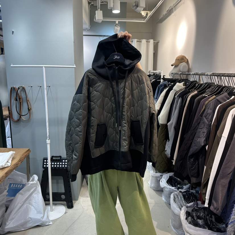 BAKHA-衣服東大門㊣代購女士新款時尚真品25秋冬推薦夾克兜帽BAKHA夾克