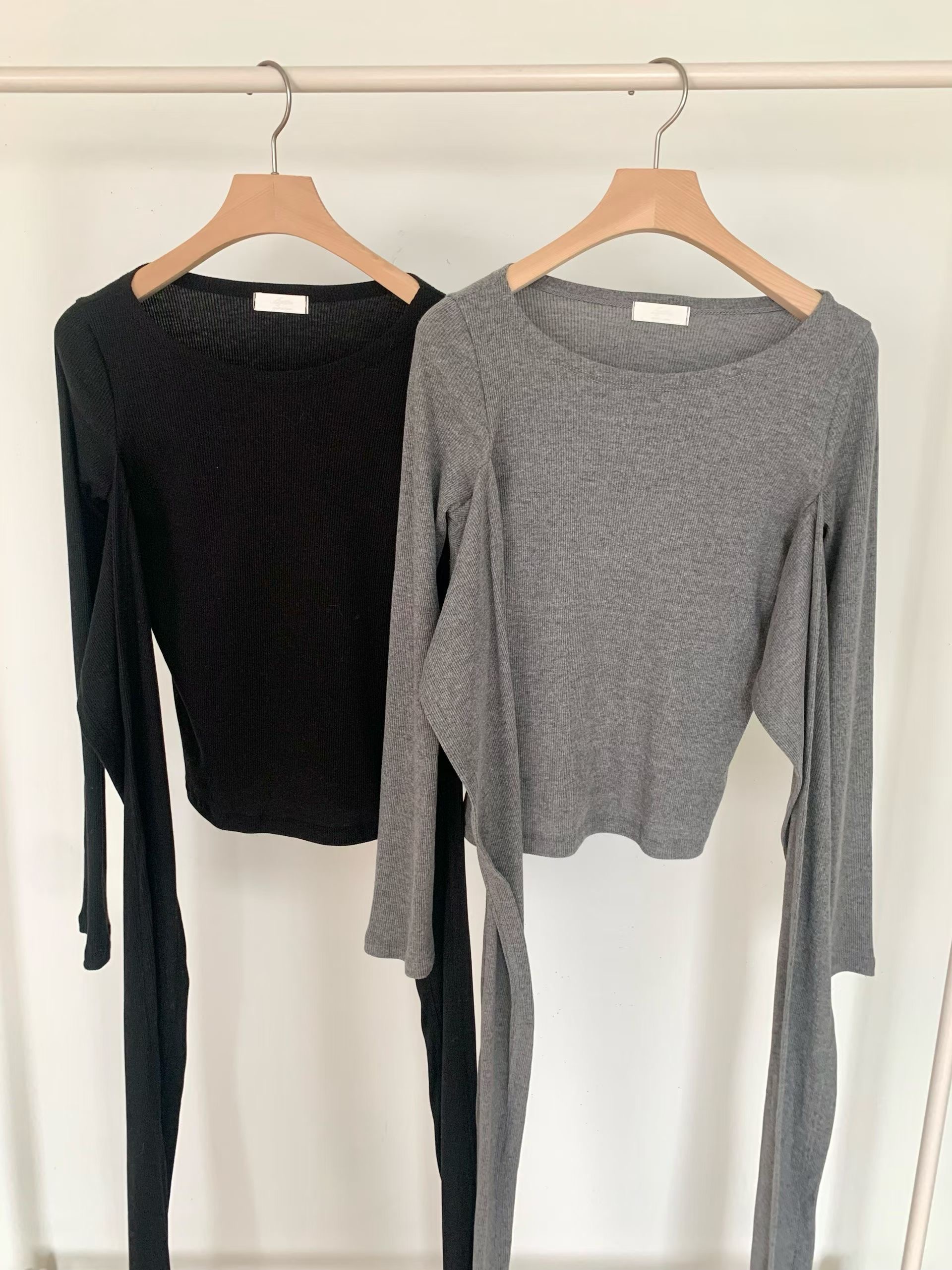 AGATHE韓國直郵㊣女裝新款人氣時尚推薦職業熱賣真品長袖T恤AGATHE長袖T恤