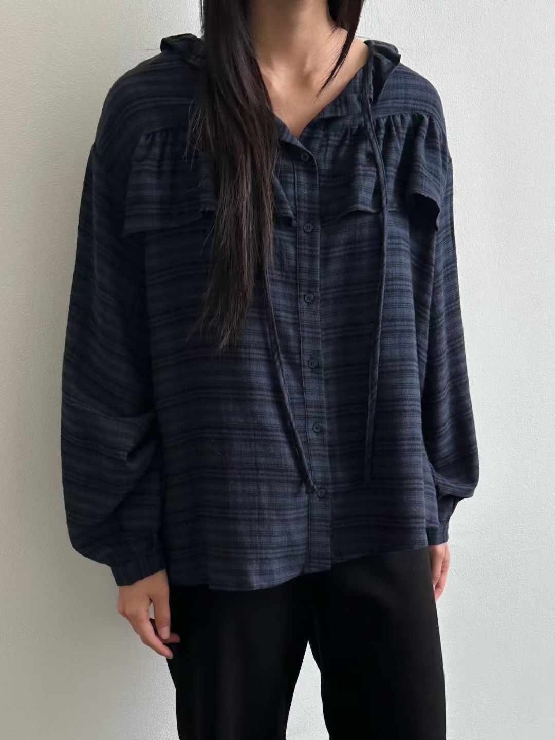 EVERY MOMENT韓國直郵㊣女士新款真品時尚職業25秋冬襯衫蕾絲衫EVERY MOMENT襯衫/蕾絲衫