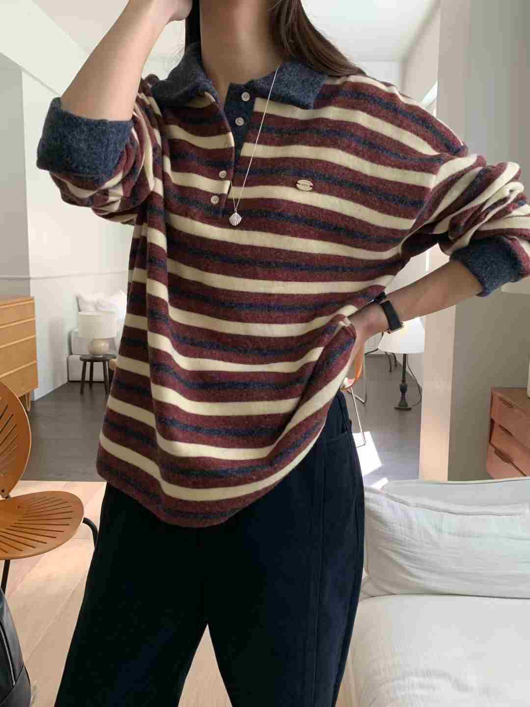 SIGNATURE韓國直郵㊣女裝新品人氣熱賣25秋冬真品休閑針織衫SIGNATURE針織衫