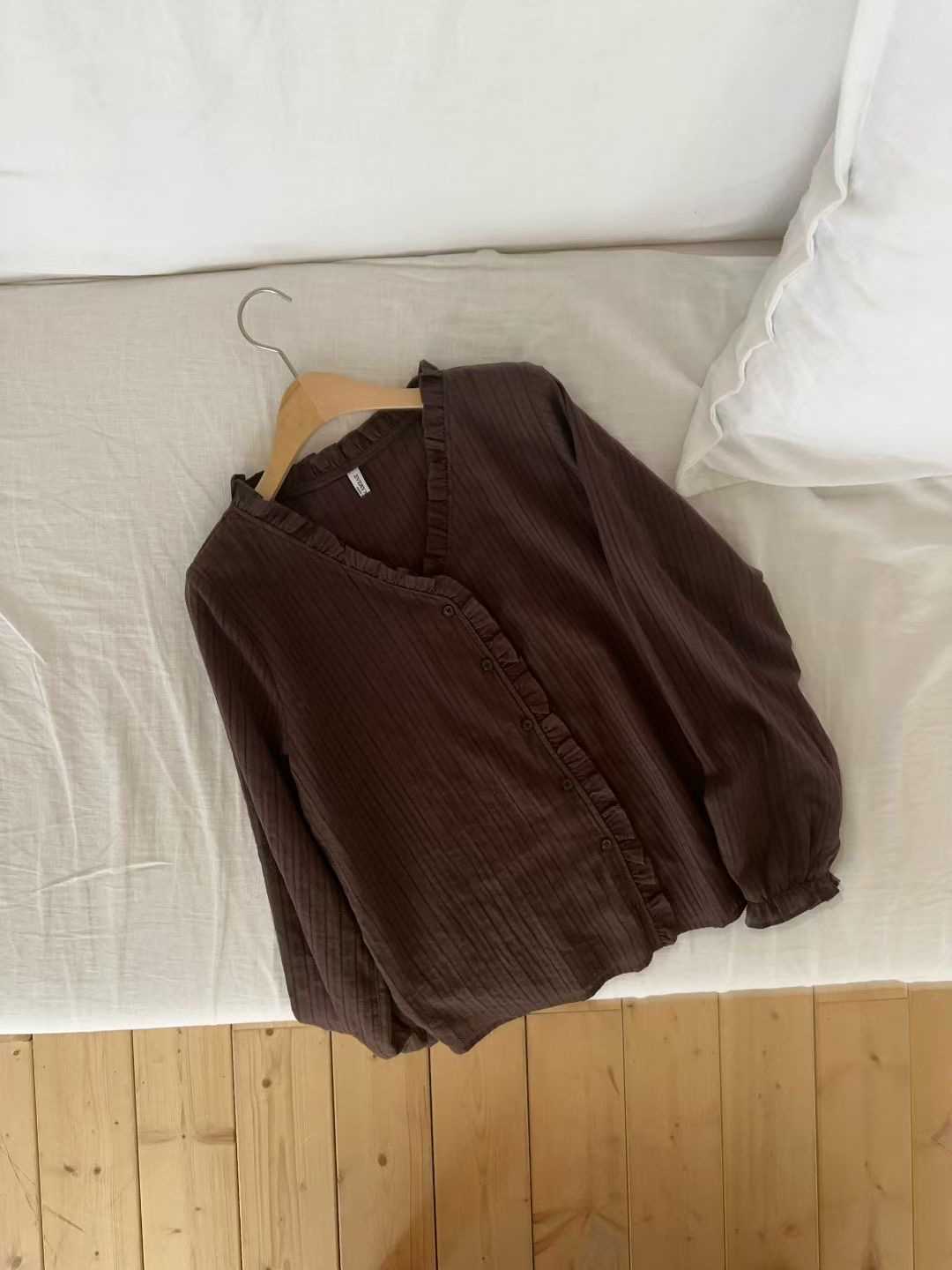 EVERY MOMENT東大門㊣直郵女裝新款推薦25秋冬時尚襯衫蕾絲衫EVERY MOMENT襯衫/蕾絲衫