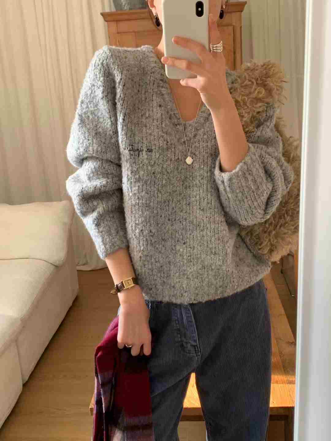 SIGNATURE韓國直郵㊣女士新款職業時尚推薦人氣25秋冬針織衫SIGNATURE針織衫