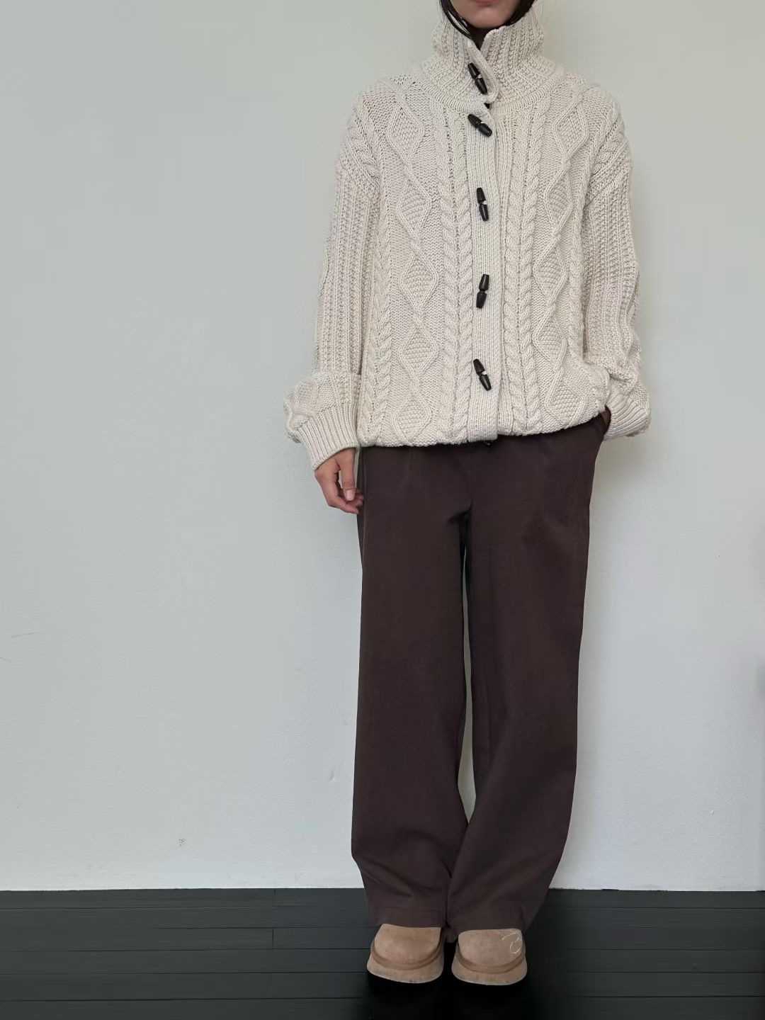 EVERY MOMENT韓國直郵㊣女士新品熱賣職業人氣時尚針織衫開衫EVERY MOMENT針織衫