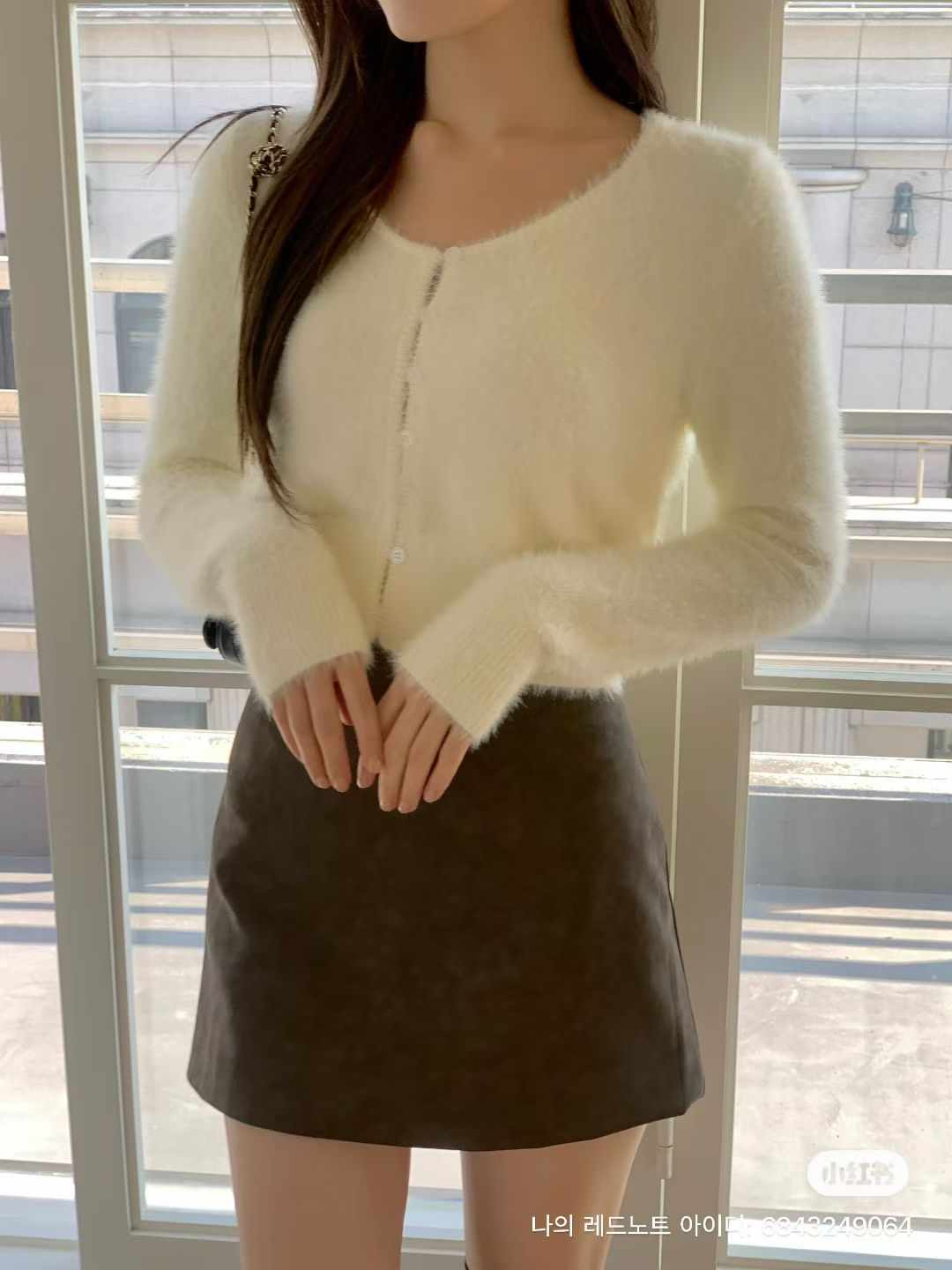 IF YOU韓國直郵㊣女裝新款休閑25秋冬職業熱賣時尚針織衫開衫IF YOU針織衫