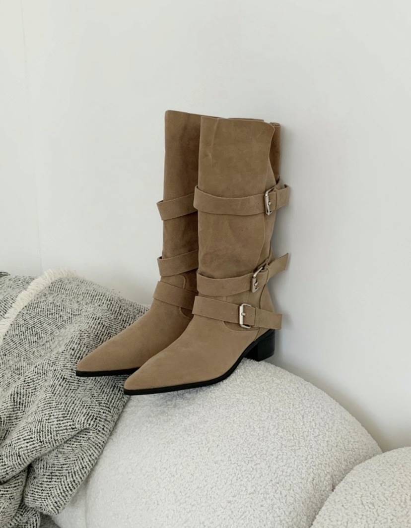 BANBAN韓國代購㊣女裝新款休閑推薦人氣熱賣真品25秋冬靴子BANBAN靴子