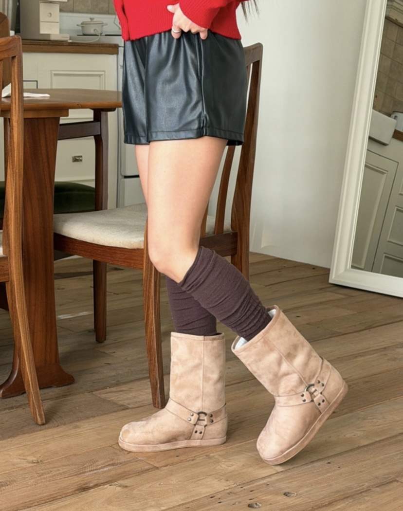 BANBAN東大門㊣實拍女裝新品真品休閑推薦熱賣25秋冬人氣靴子BANBAN靴子