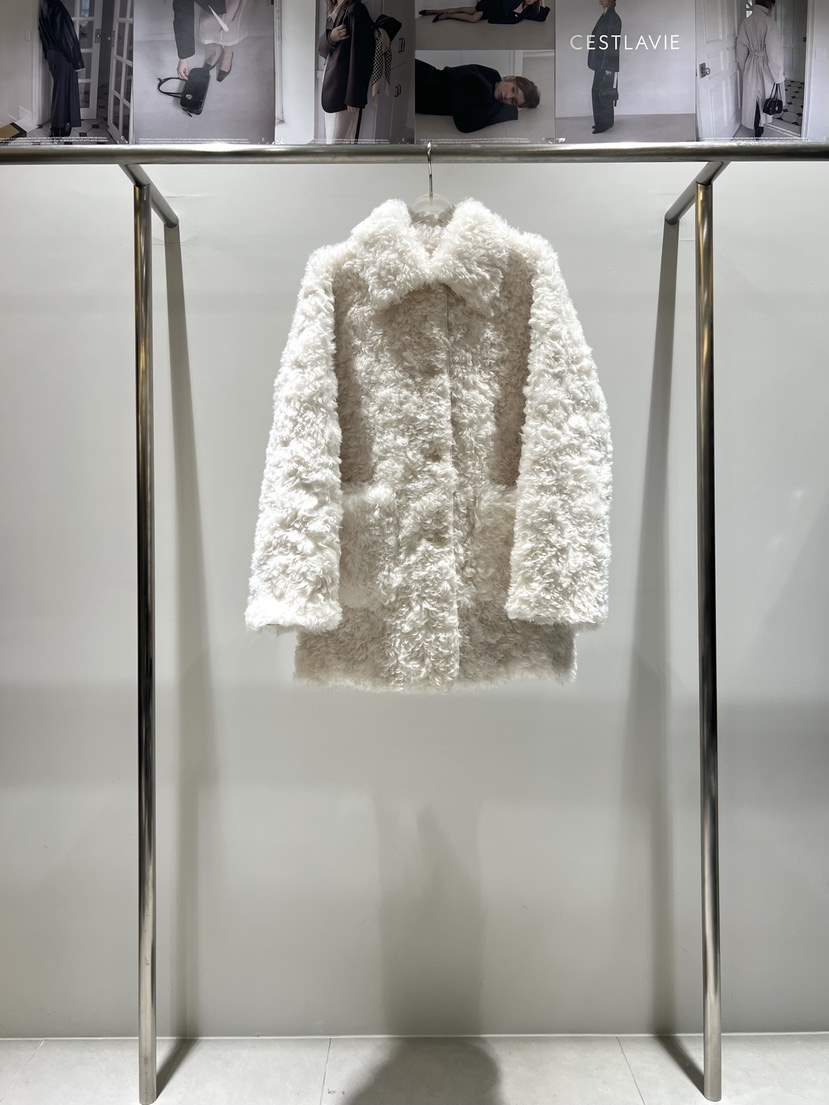 CESTLAVIE東大門㊣直郵女士新品真品推薦熱賣人氣休閑夾克皮草CESTLAVIE夾克