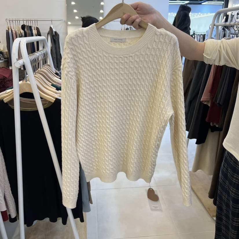 FUNNY POWDER東大門㊣實拍女裝新款休閑真品時尚推薦熱賣毛衣THE FUNNY毛衣