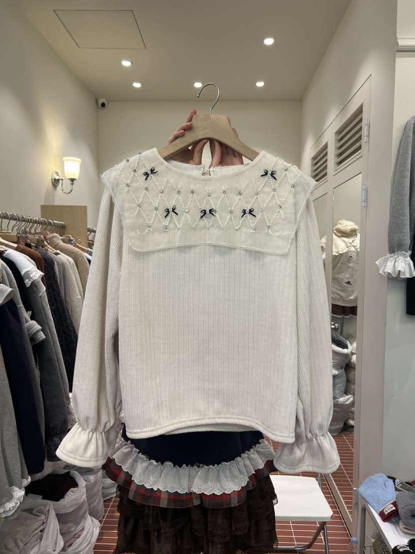 BE&amp;BE東大門㊣代購女裝新品時尚真品熱賣職業襯衫蕾絲衫BE&be襯衫/蕾絲衫