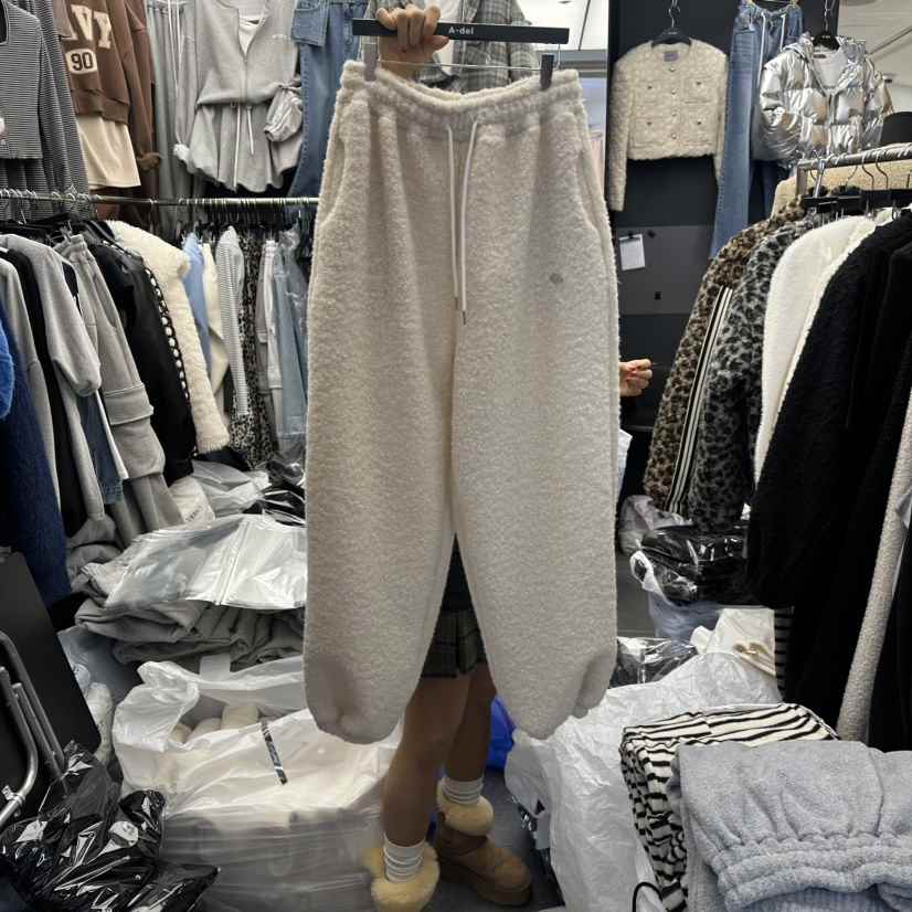 A-DEL韓國直郵㊣女裝新款推薦休閑25秋冬人氣熱賣休閑褲加絨A-DEL休閑褲