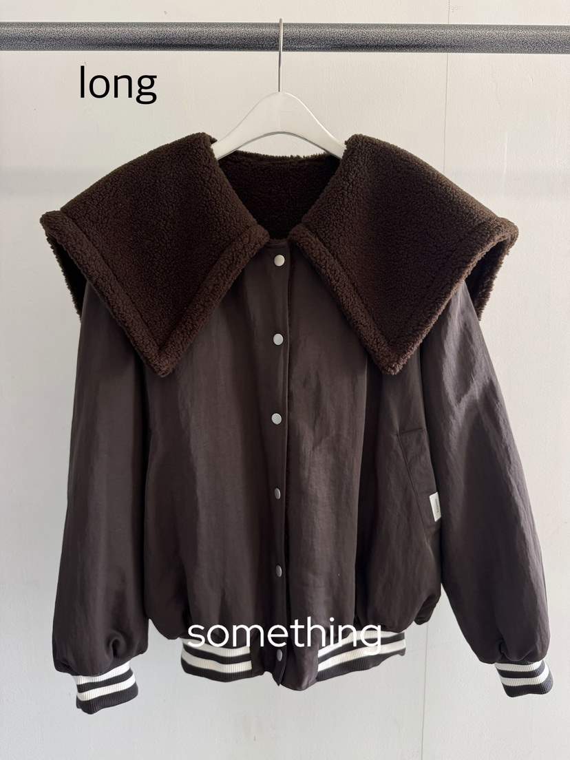 SOMETHING-L/FANCY東大門㊣實拍女士新款推薦人氣夾克兩面穿SOMETHING-L/FANCY夾克