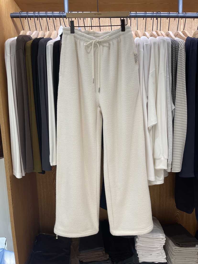 HI YANN韓國直郵㊣女士新品職業時尚熱賣推薦人氣休閑褲抓絨HI YANN休閑褲