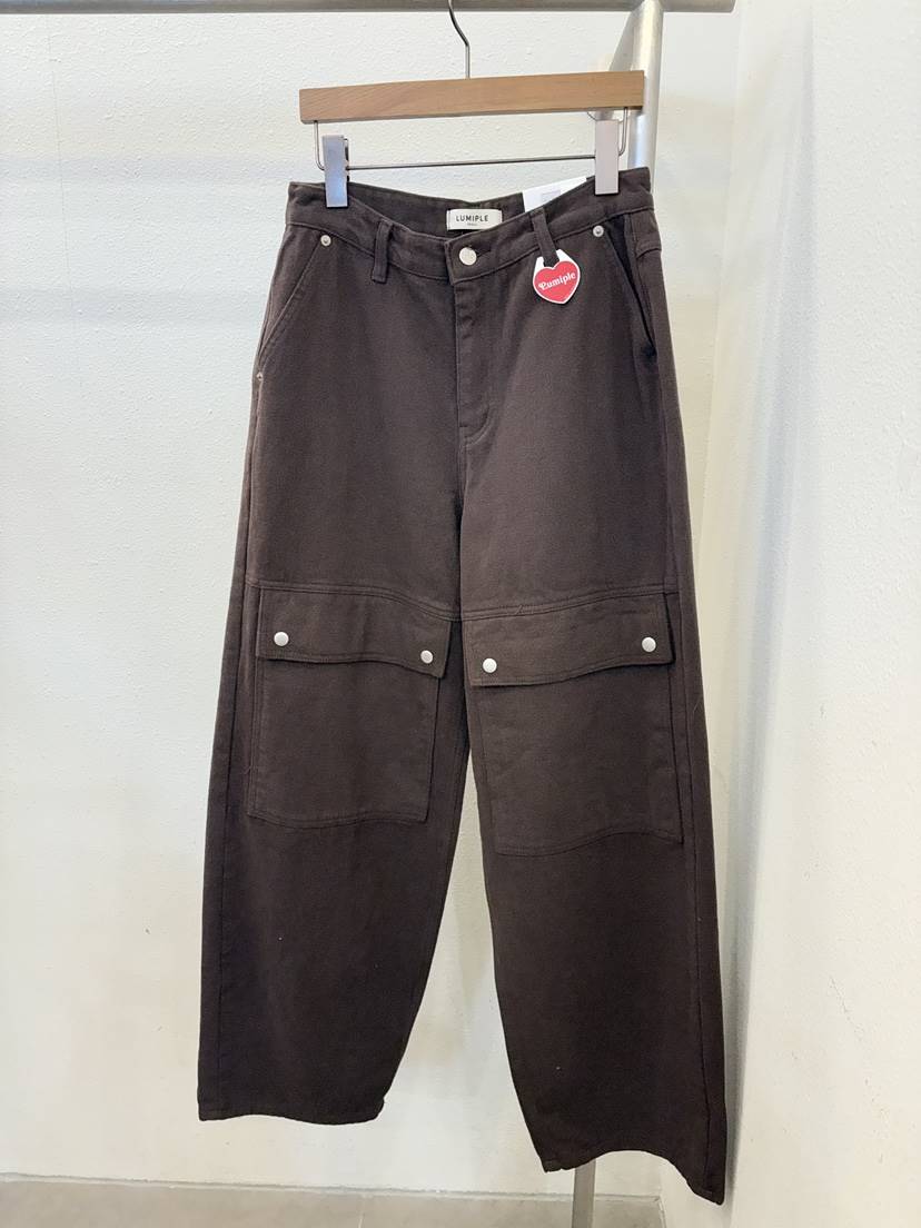 LUMIPLE東大門㊣實拍女裝新款推薦25秋冬休閑時尚職業牛仔褲LUMIPLE牛仔褲