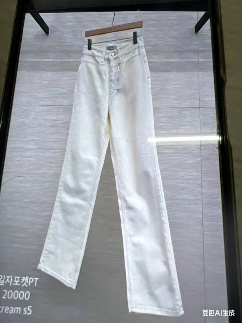 AND THE東大門㊣直郵女士新品推薦真品熱賣人氣休閑褲直筒褲AND THE休閑褲